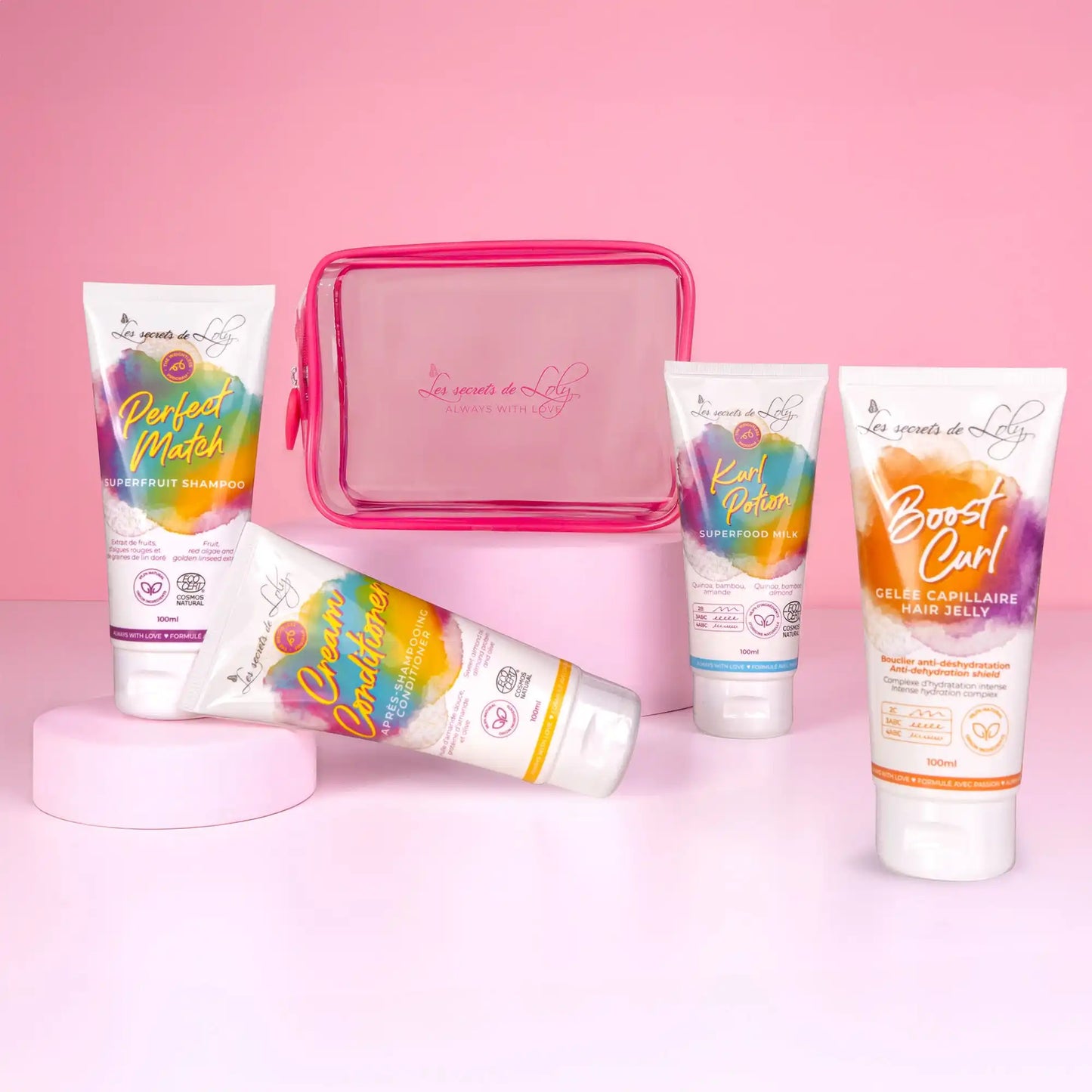 Trousse Cheveux Ondulés - Format voyage
